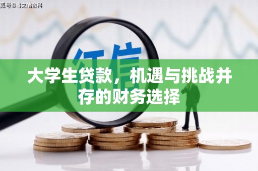 正安大学生贷款，机遇与挑战并存的财务选择