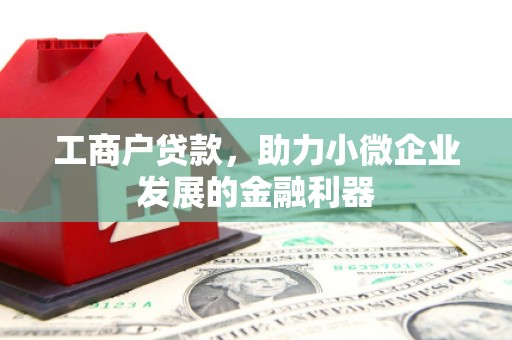 正安工商户贷款，助力小微企业发展的金融利器