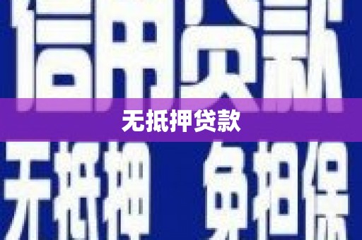 正安无抵押贷款