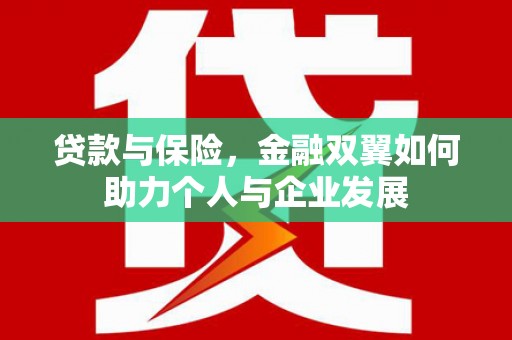正安贷款与保险，金融双翼如何助力个人与企业发展