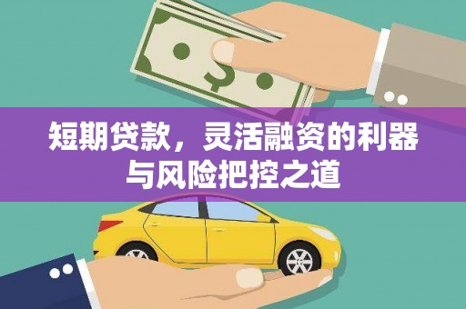 正安短期贷款，灵活融资的利器与风险把控之道