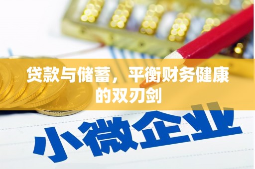 正安贷款与储蓄，平衡财务健康的双刃剑