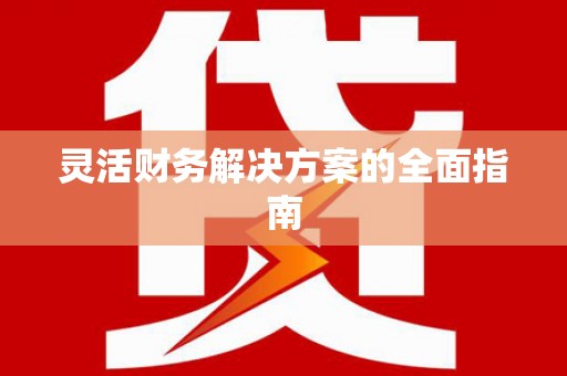 正安灵活财务解决方案的全面指南