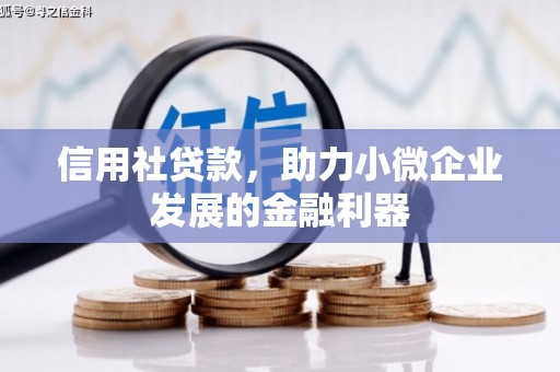 正安信用社贷款，助力小微企业发展的金融利器
