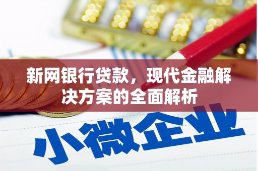 正安新网银行贷款，现代金融解决方案的全面解析