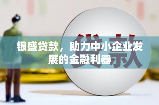 正安银盛贷款，助力中小企业发展的金融利器