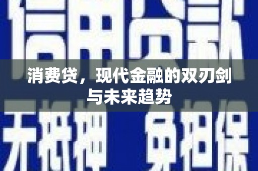 正安消费贷，现代金融的双刃剑与未来趋势