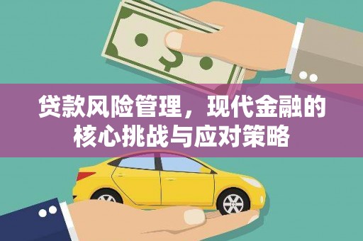 正安贷款风险管理，现代金融的核心挑战与应对策略