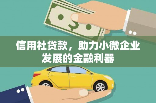 正安信用社贷款，助力小微企业发展的金融利器