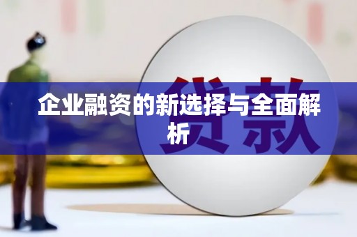 正安企业融资的新选择与全面解析