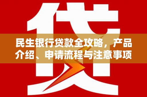 正安民生银行贷款全攻略，产品介绍、申请流程与注意事项